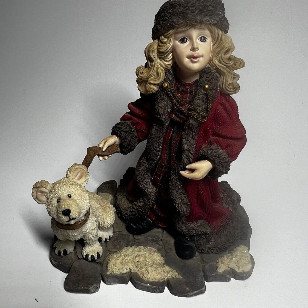 Yesterdays Child Dollstone Lara w/ Peary Moscow at Midnight Figurine 3564 Boyds